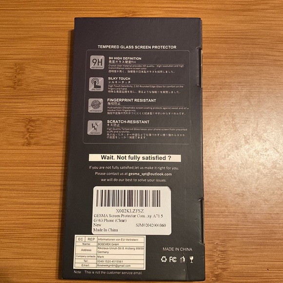 Samsung Galaxy A71 5G/4G Screen Protector & Camera Lens Protector 3pk - Picture 9 of 9